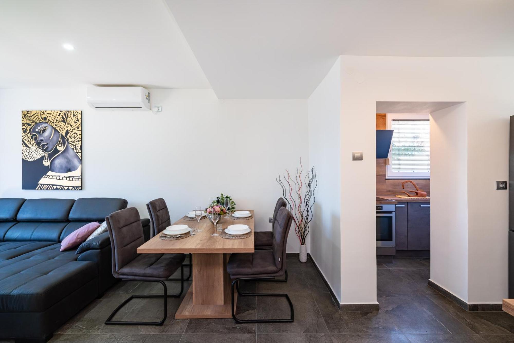 Kolovare Garden Oasis - First Row By Sea Apartman Zára Kültér fotó