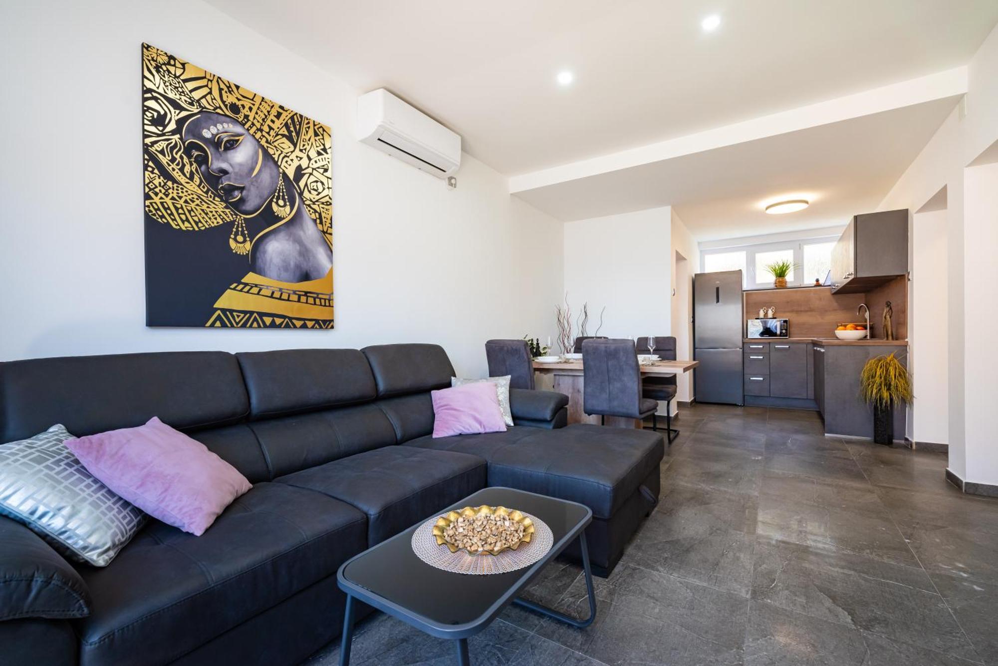 Kolovare Garden Oasis - First Row By Sea Apartman Zára Kültér fotó