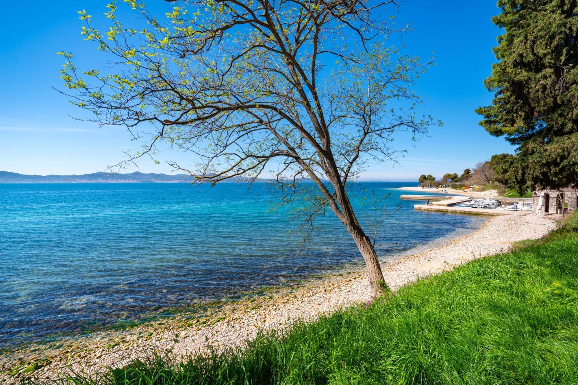 Kolovare Garden Oasis - First Row By Sea Apartman Zára Kültér fotó